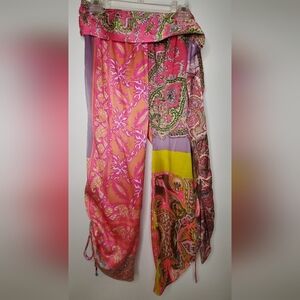 Alice&Trixie - size M- silk crop pants colorfull